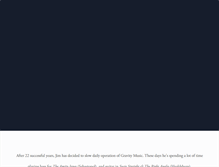 Tablet Screenshot of gravitymusic.com